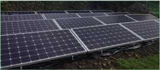 Solar PV Ground level installation Lancashire